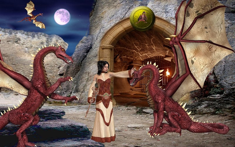 Dragon-inhabited Caves